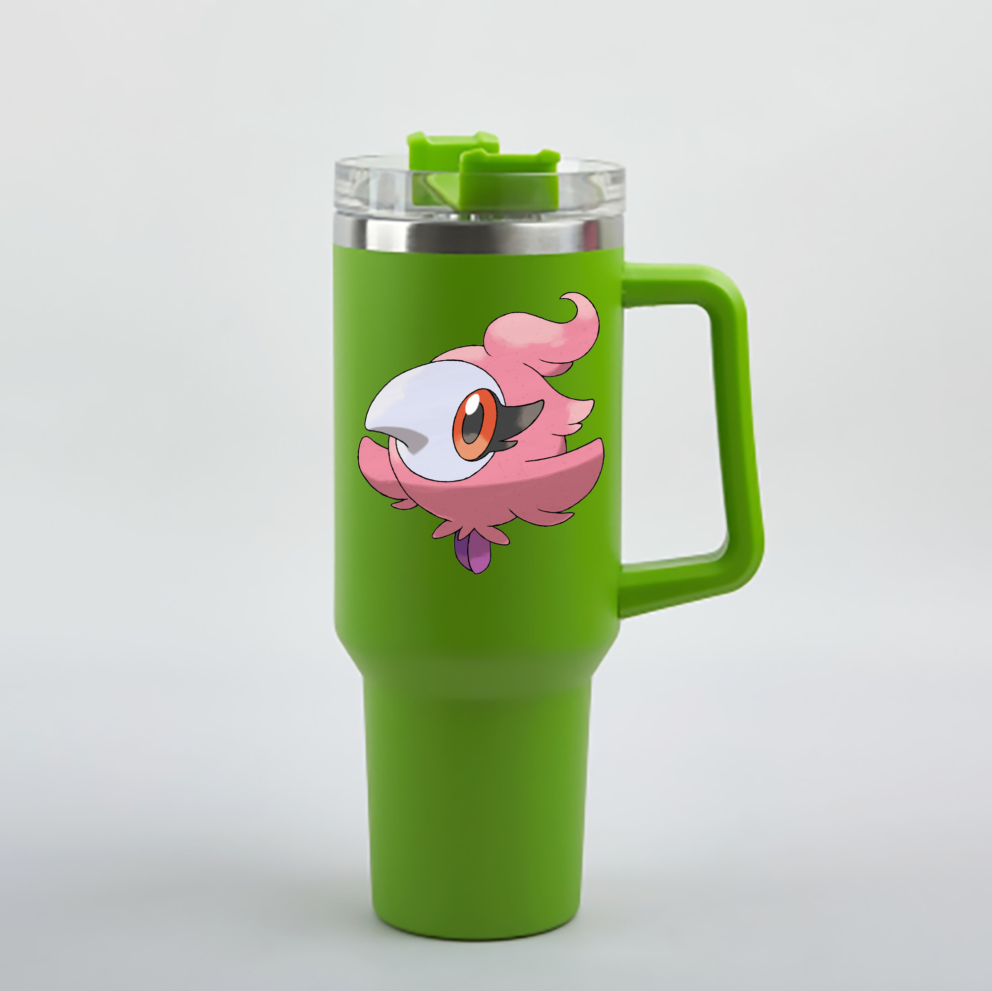 （画像用） ポケットモンスター Pokémon 1200mL車用タンブラー - クリスタルステッカー（プラスチックストロー付き）